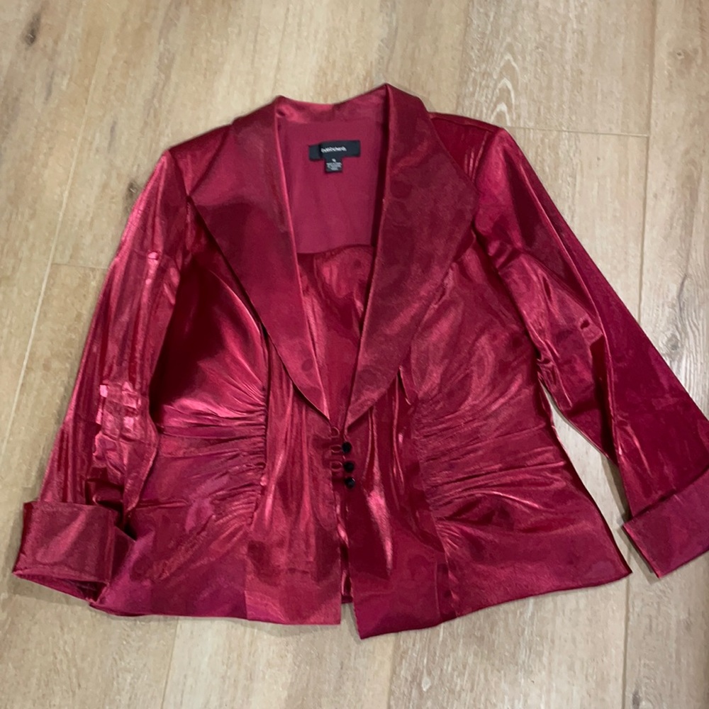 Ladies 2-piece top (camisole & 3/4 sleeve jacket
